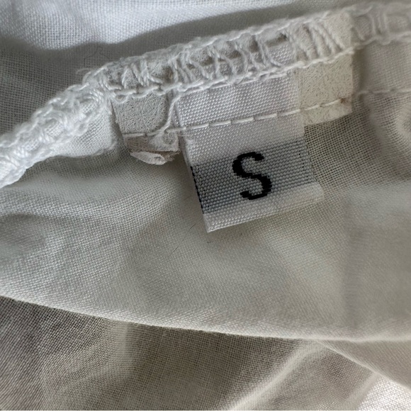 Cp Shades Shirt Dress Small White - Picture 8 of 10